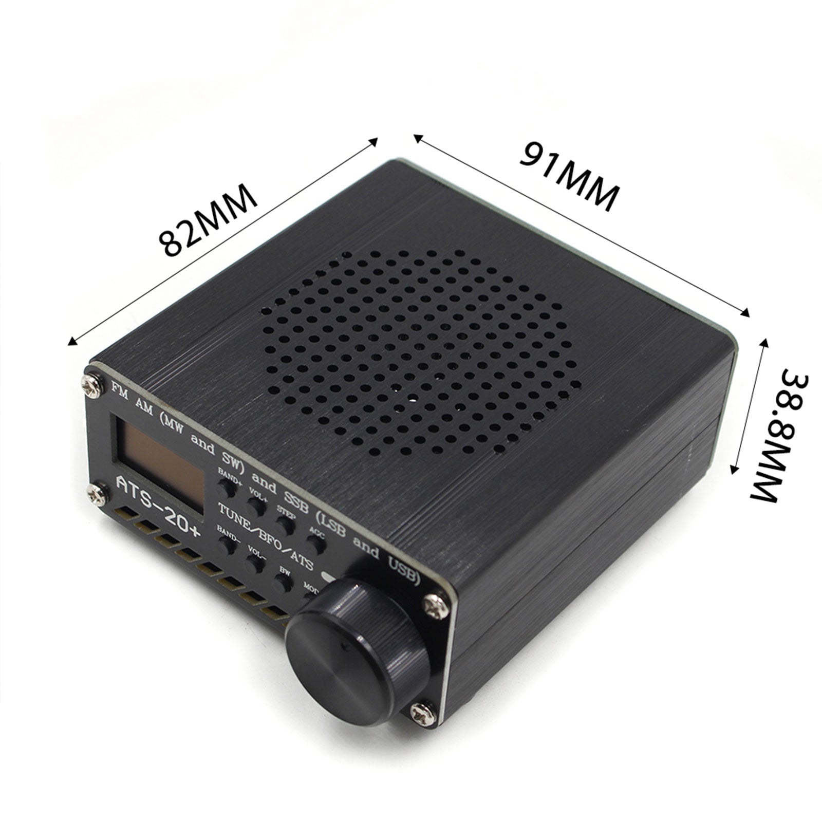 Nuevo receptor de radio ATS-25+ Si4732 All Band DSP FM LW MW SW con pantalla táctil de 2,4"