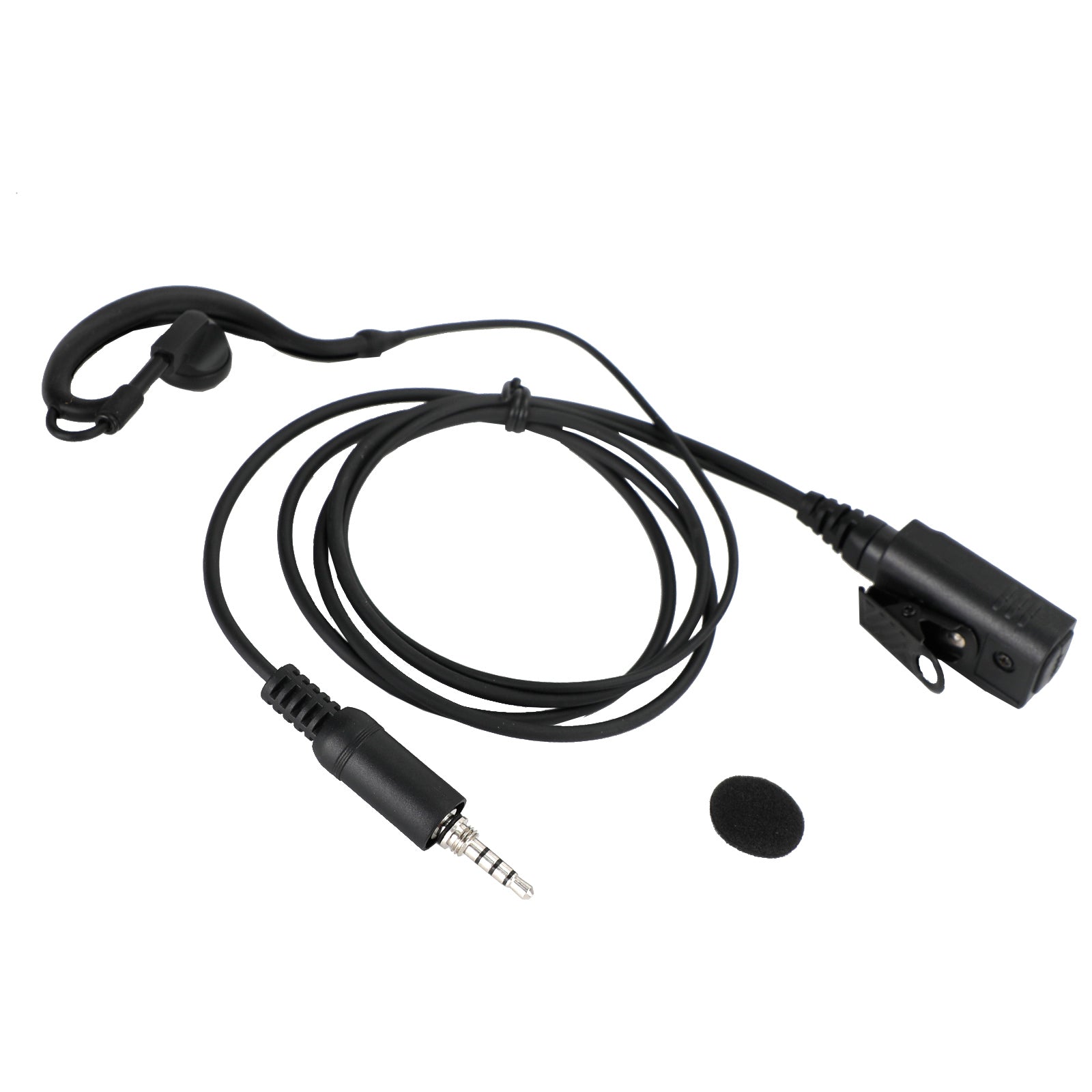 G-Shape Earpiece Headset Oval PTT MIC For ICOM IC-M33 M34 M36 M23 M24 M25 RS-35M