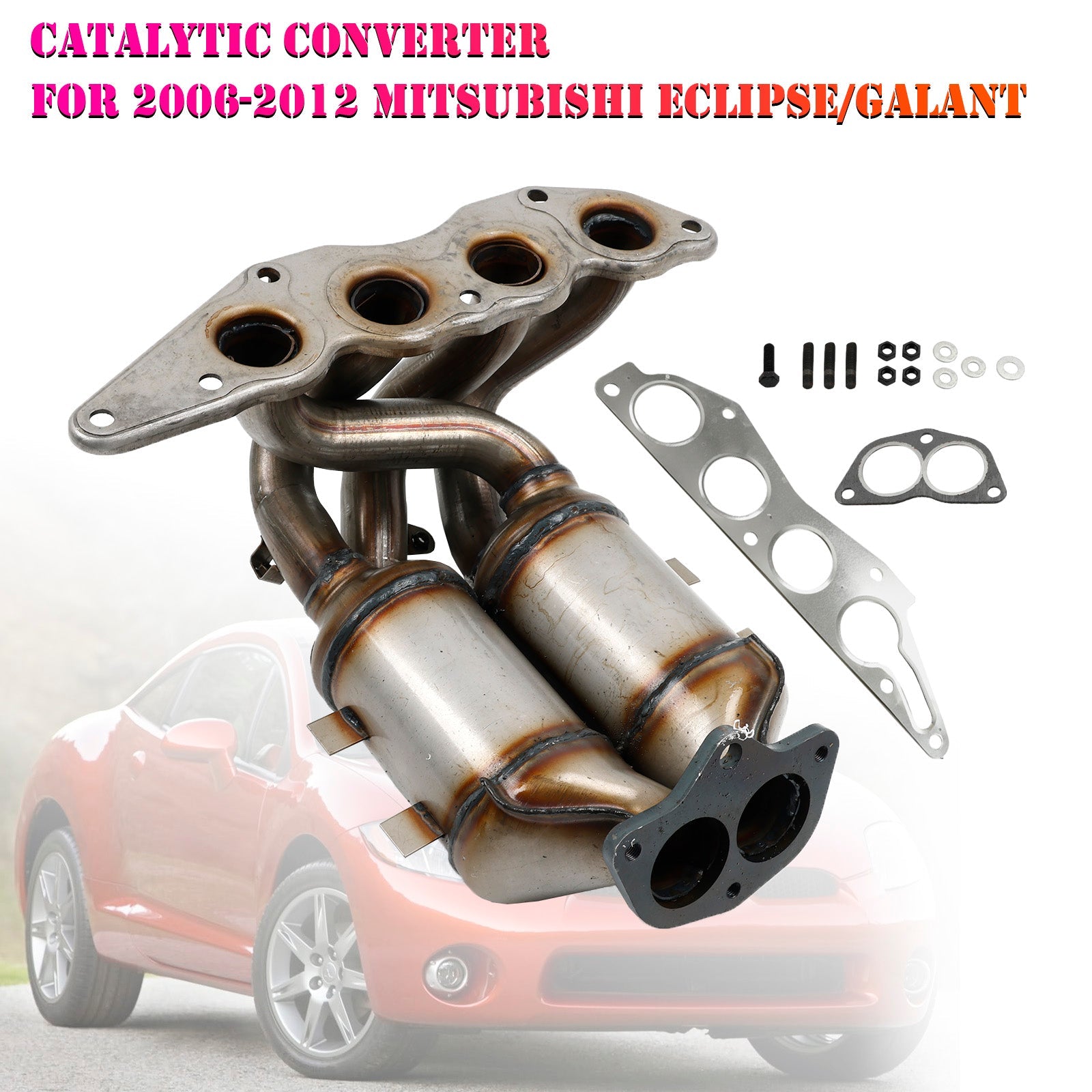 Exhaust Manifold Catalytic Converter For Mitsubishi Eclipse/Galant 2.4L 06-12