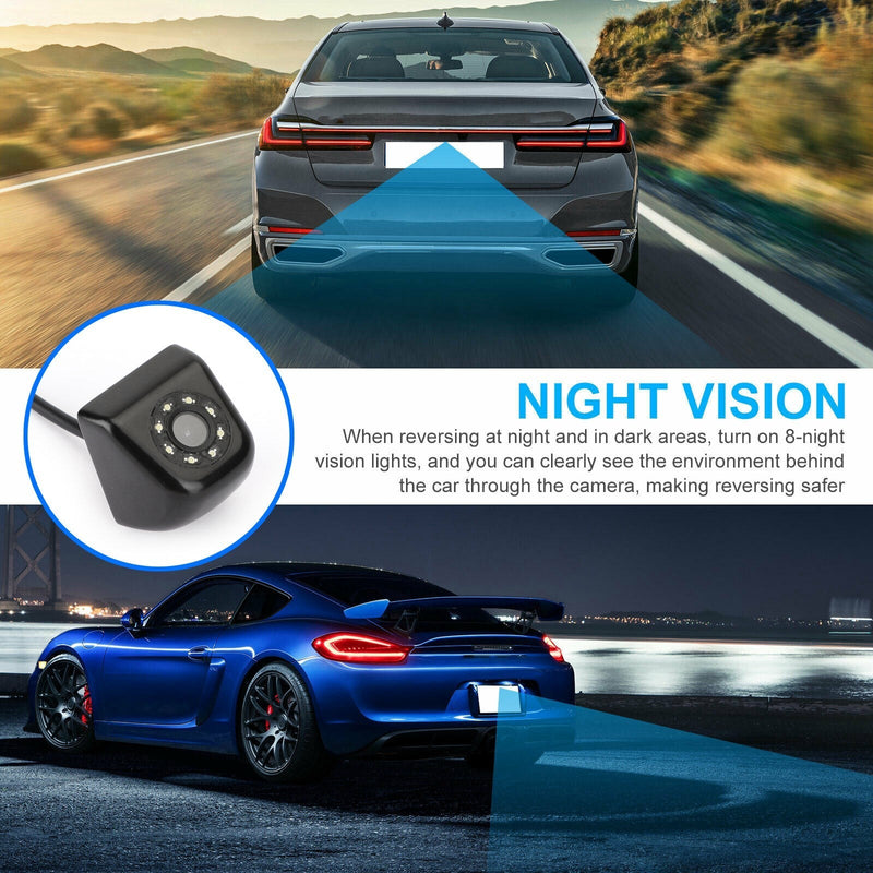 Wireless Car Rear View Reverse Backup Parking Camera Waterproof Night View CMOS