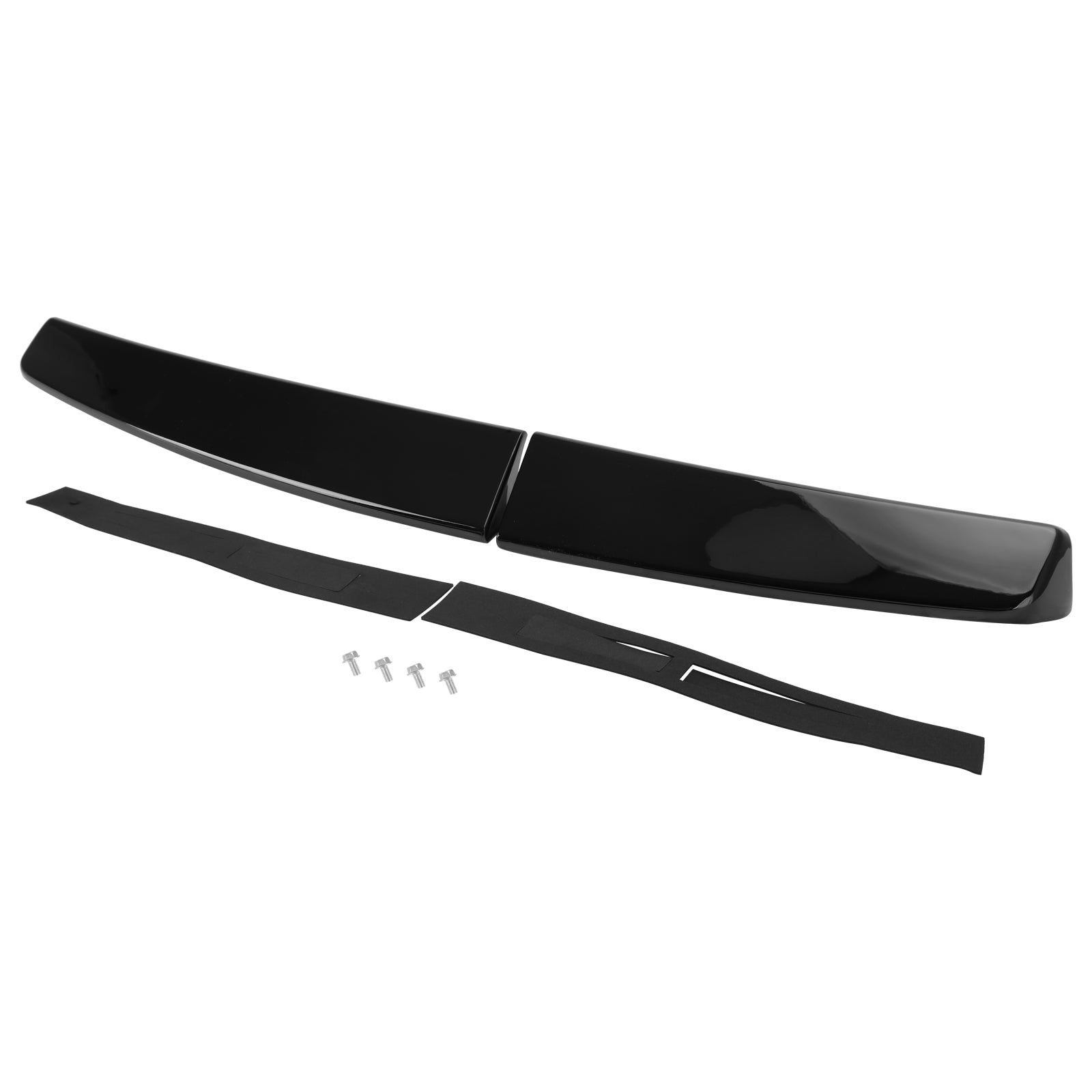 VW Caddy Maxi 2005-2018 Gloss Black Rear Twin Barn Door Trunk Spoiler