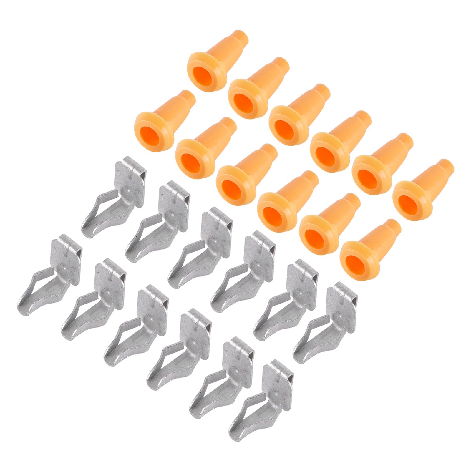 24PCS Set 12 Front Door Panel Frame Plugs+12 Door Panel Clips Kit For Pontiac