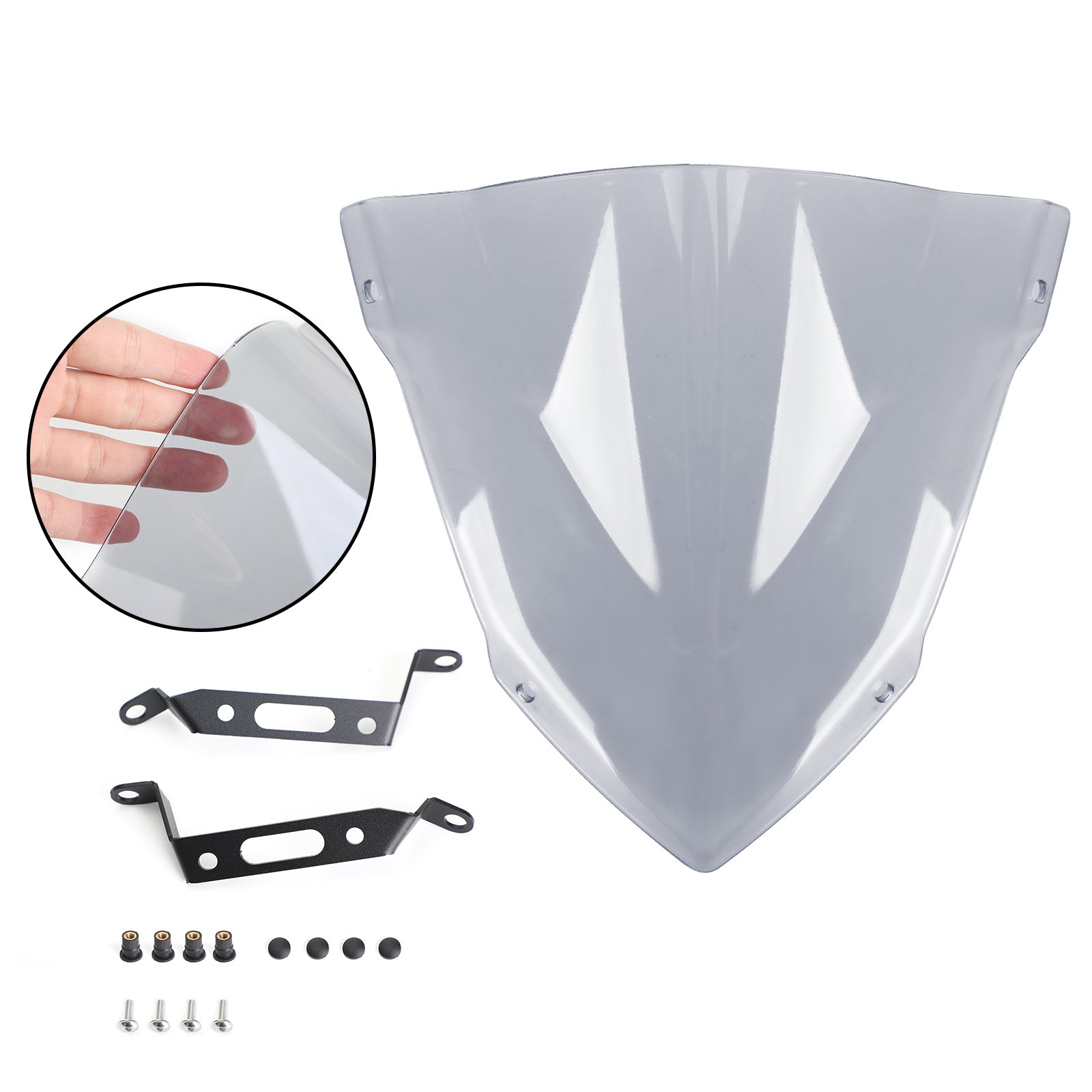 ABS Motorcycle Windshield WindScreen fit for Yamaha MT-07 MT07 2018-2020 Generic