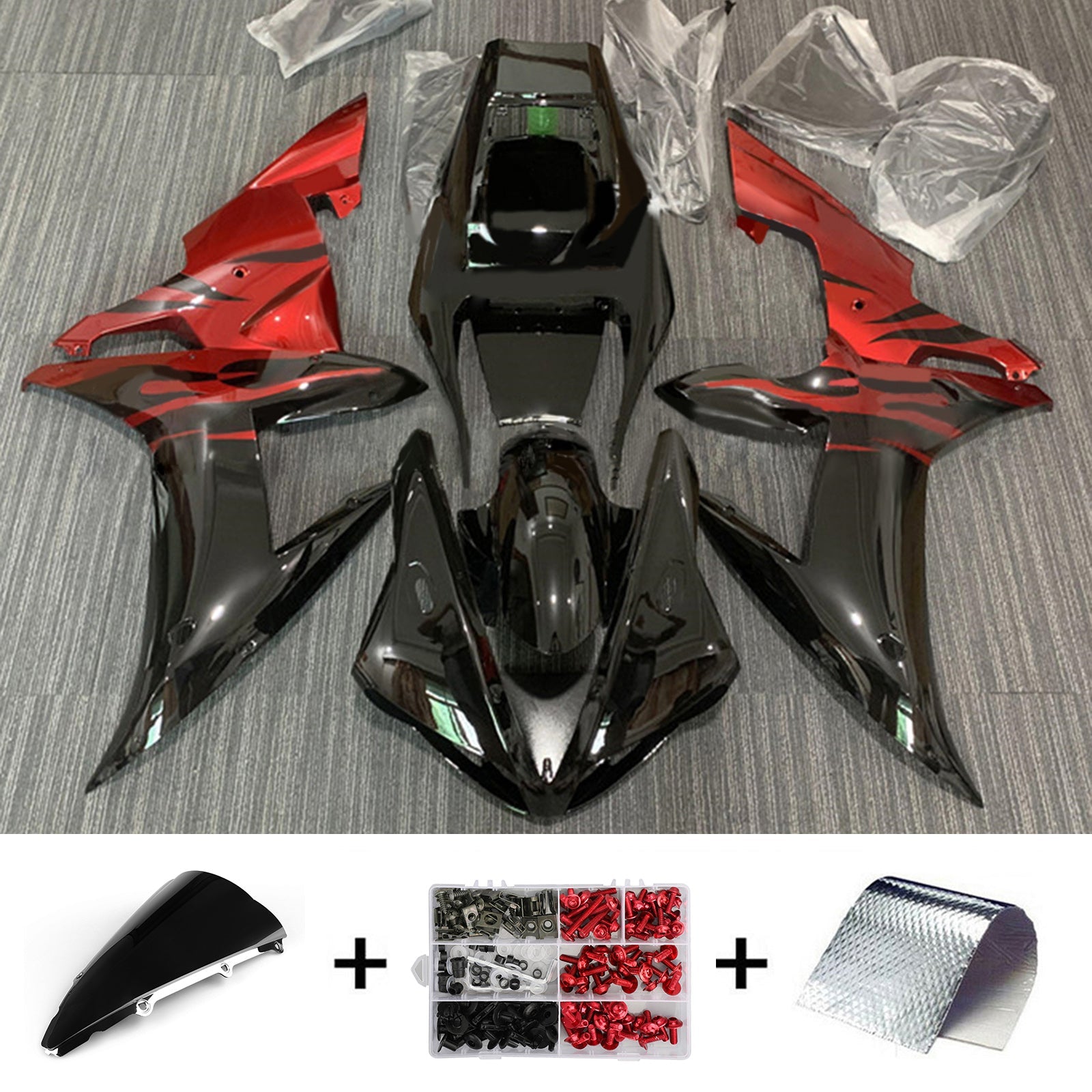 Yamaha YZF-R1 2002-2003 Fairing Kit Bodywork Plastic ABS