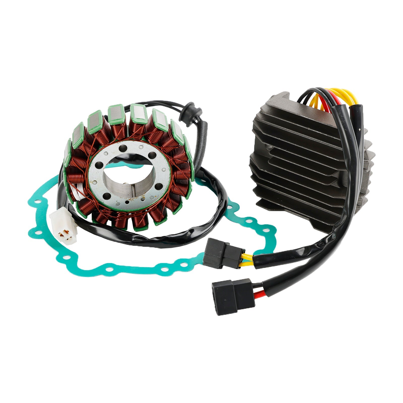 104mm Generator Stator + Voltage Regulator + Gasket Assy For Tiger 955i Sprint-RS 955 Sprint-ST 955 2001-2006