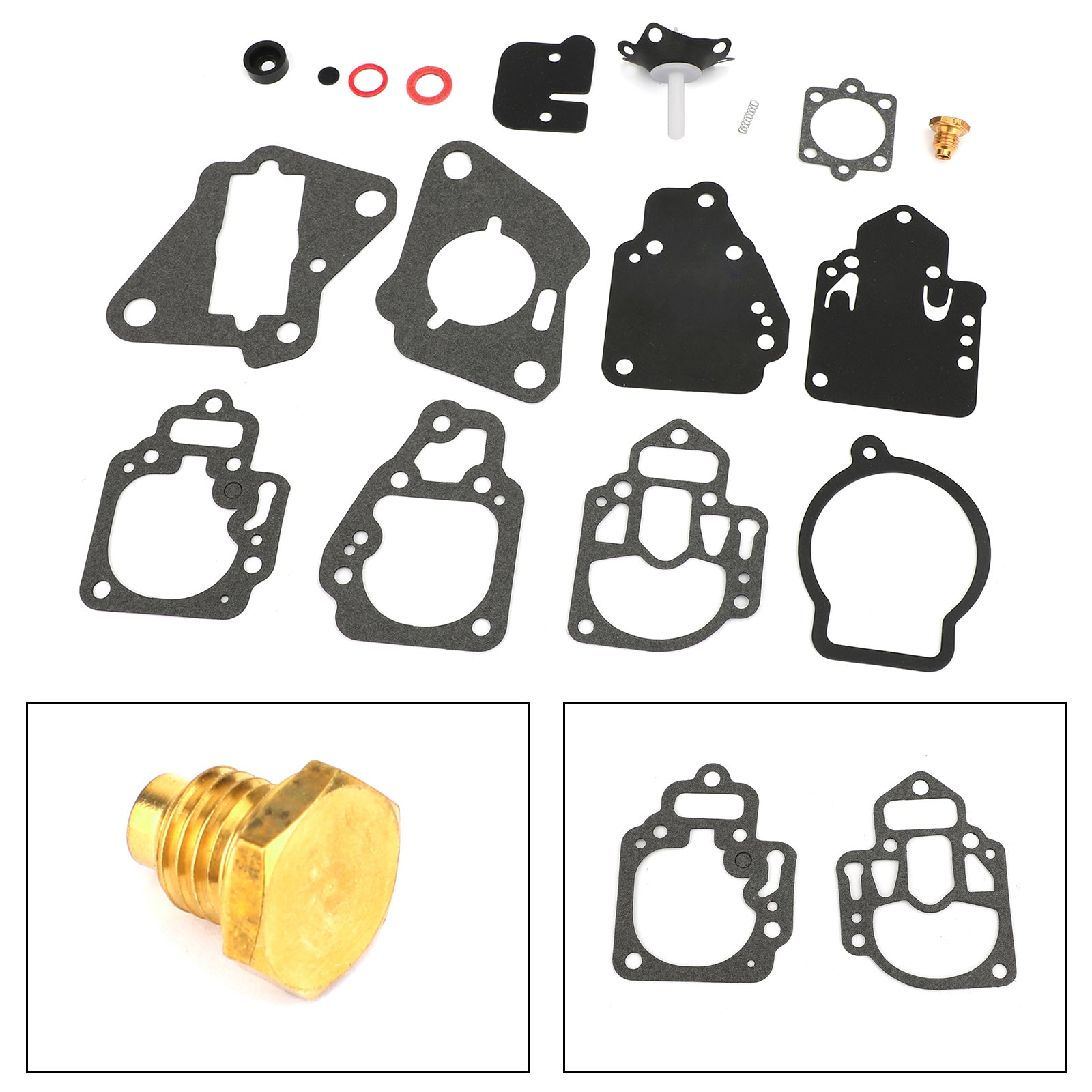 Carburetor Repair Gasket Kit for Mercury Mariner Outboard 6-25hp 1395-97611 CA Market