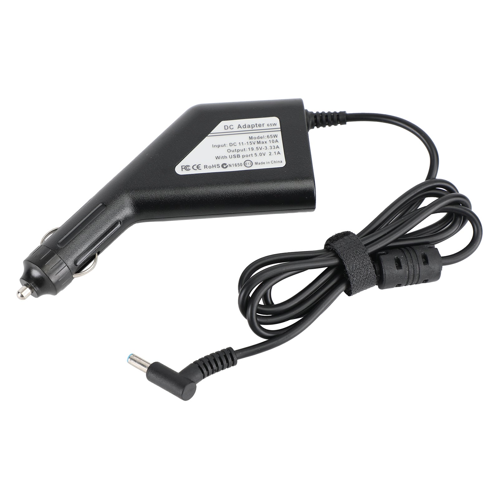 Cargador de corriente del adaptador de CA del coche 65W para el portátil Dell 4.5x3.0mm 19.5V 3.33A