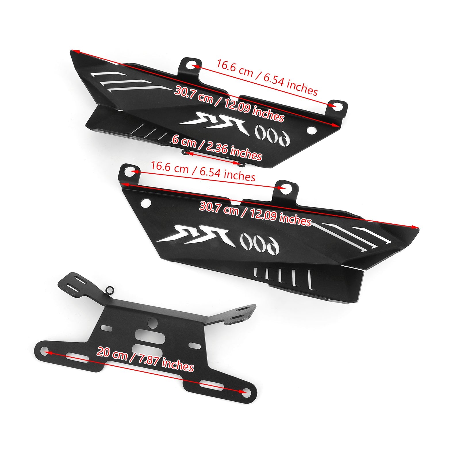 Soporte de placa de matrícula trasera para HONDA CBR600RR 2007-2011 genérico