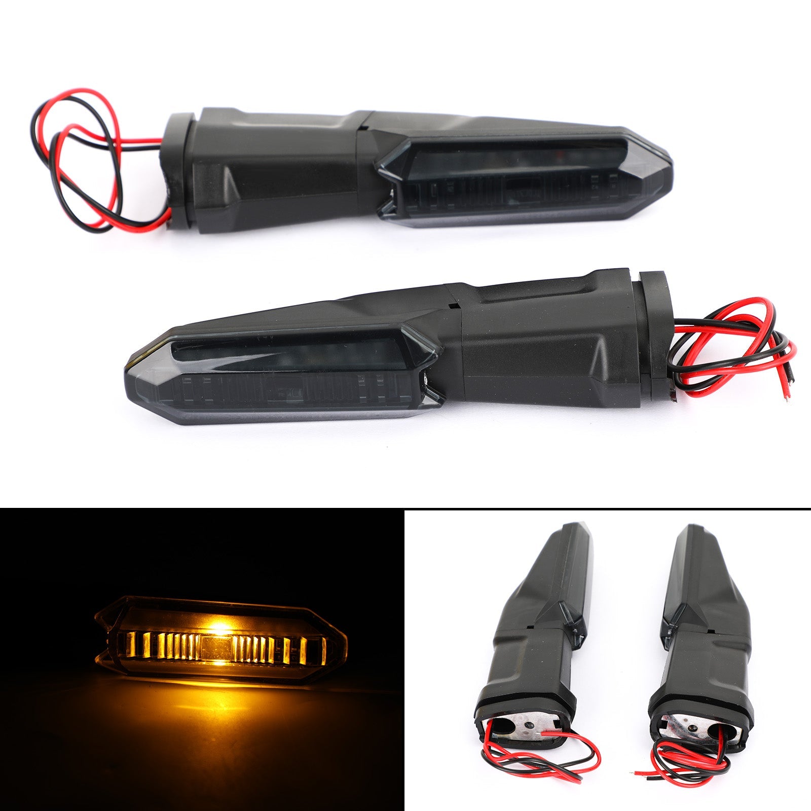 Turn Signal Indicator Lights fit for Kawasaki Versys 650 1000 NINJA 250 300 400 Generic