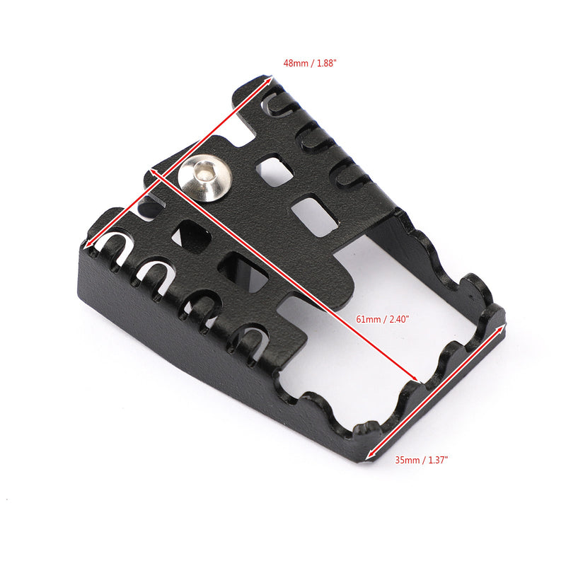 Extensión de pedal de freno negro para Honda Rebel 500 300 CMX300 CMX500 14-18 genérico