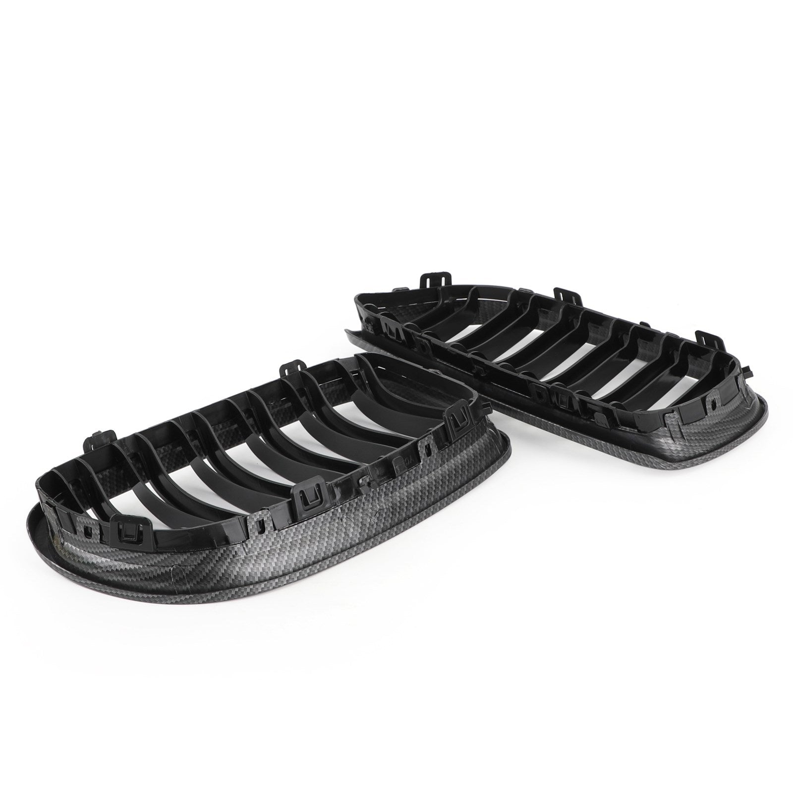 Rejillas de parrilla frontal de fibra de carbono para BMW E90/E91 LCI 3 Series 2008-2012 genérico