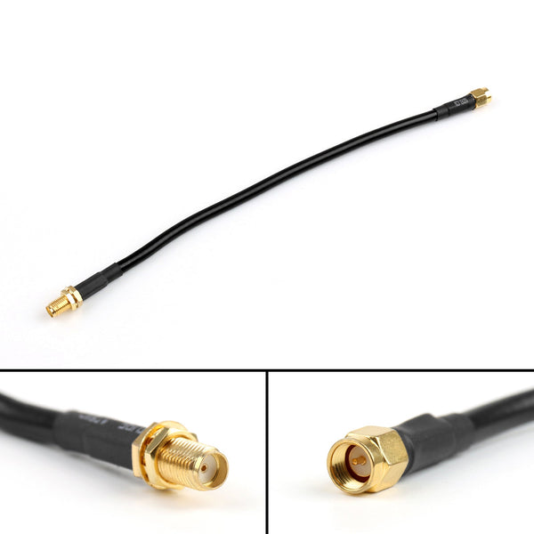 4Pcs 20cm RG58 Cable SMA Male Plug to SMA Female Jack RF Pigtail Jumper 8in