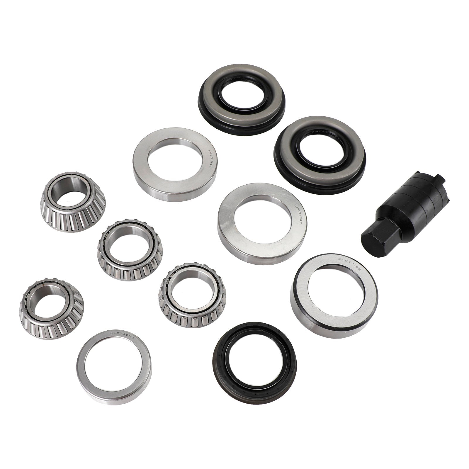 Cadillac CTS 2014-2019 V4 V6 Rear Differential Bearings Repair Kit F-577158 Lm50134R 22993016 92230584 F-574658