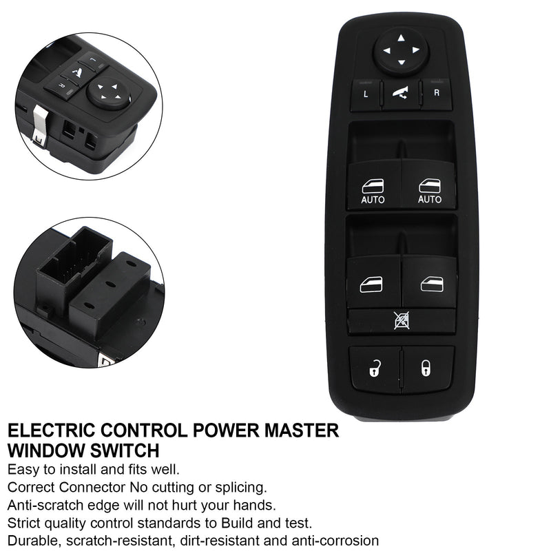 Interruptor de ventana principal de energía de control eléctrico 68184803AA para Jeep Grand Cherokee genérico
