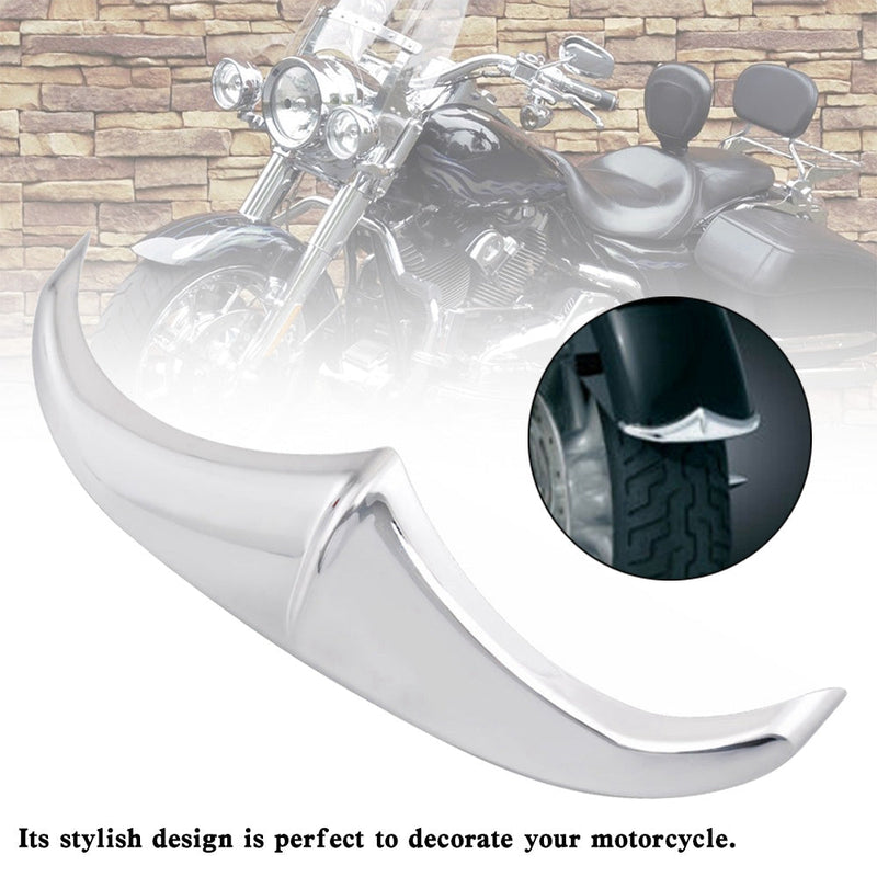 Touring FLHX FLTR Rear Front Fender Leading Edge Tip Trim Accent Chrome