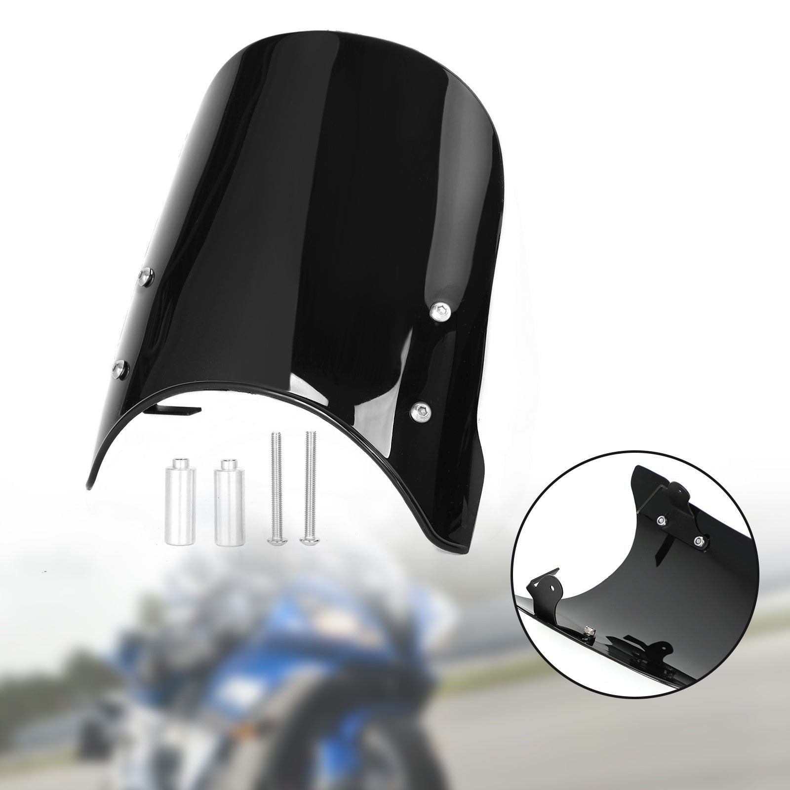 ABS Windshield WindScreen fit for HONDA CB125R CB250R CB300R 2018-2022 Generic