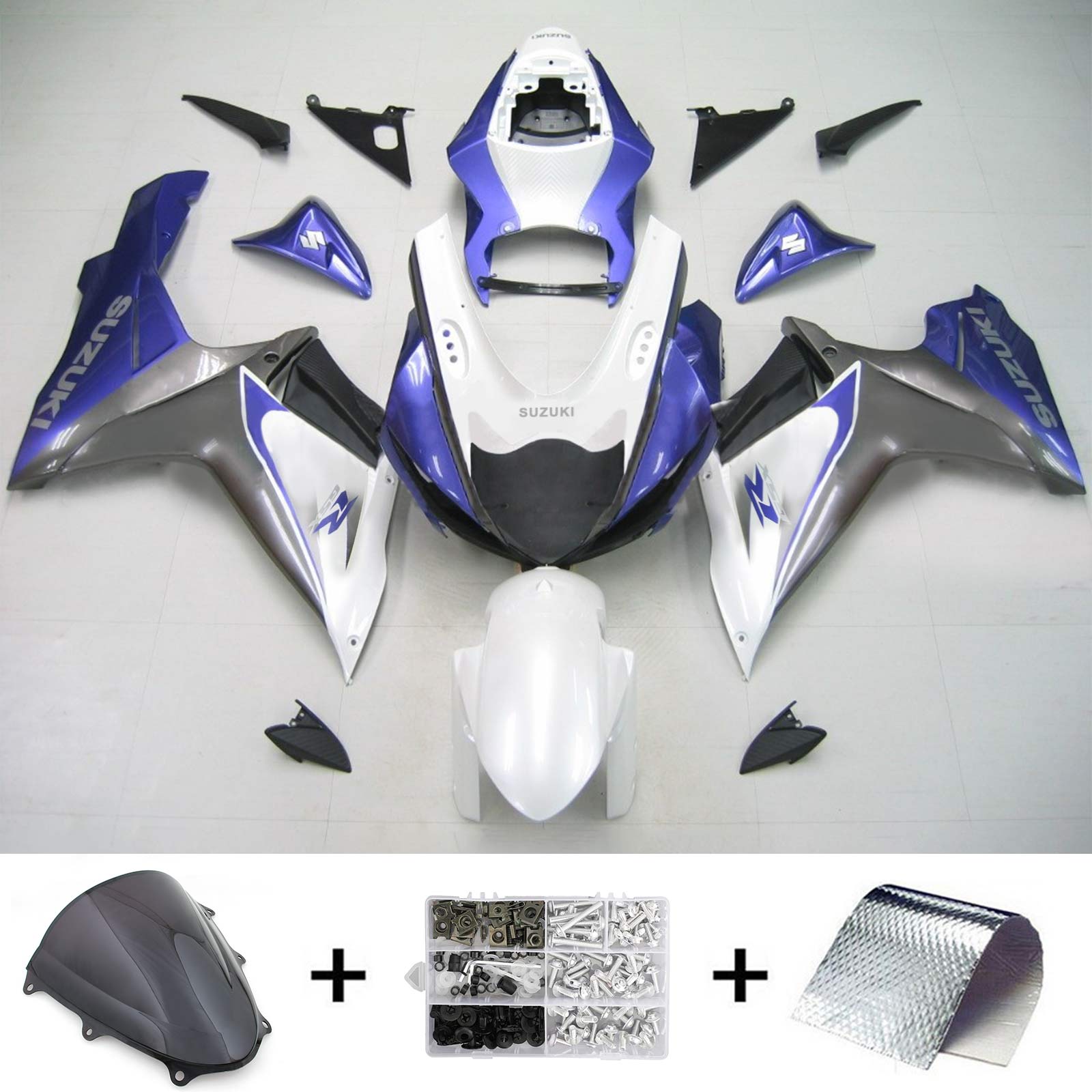 Suzuki GSXR 600/750 2011-2024 K11 Kit Carenado Carrocería Plástico ABS