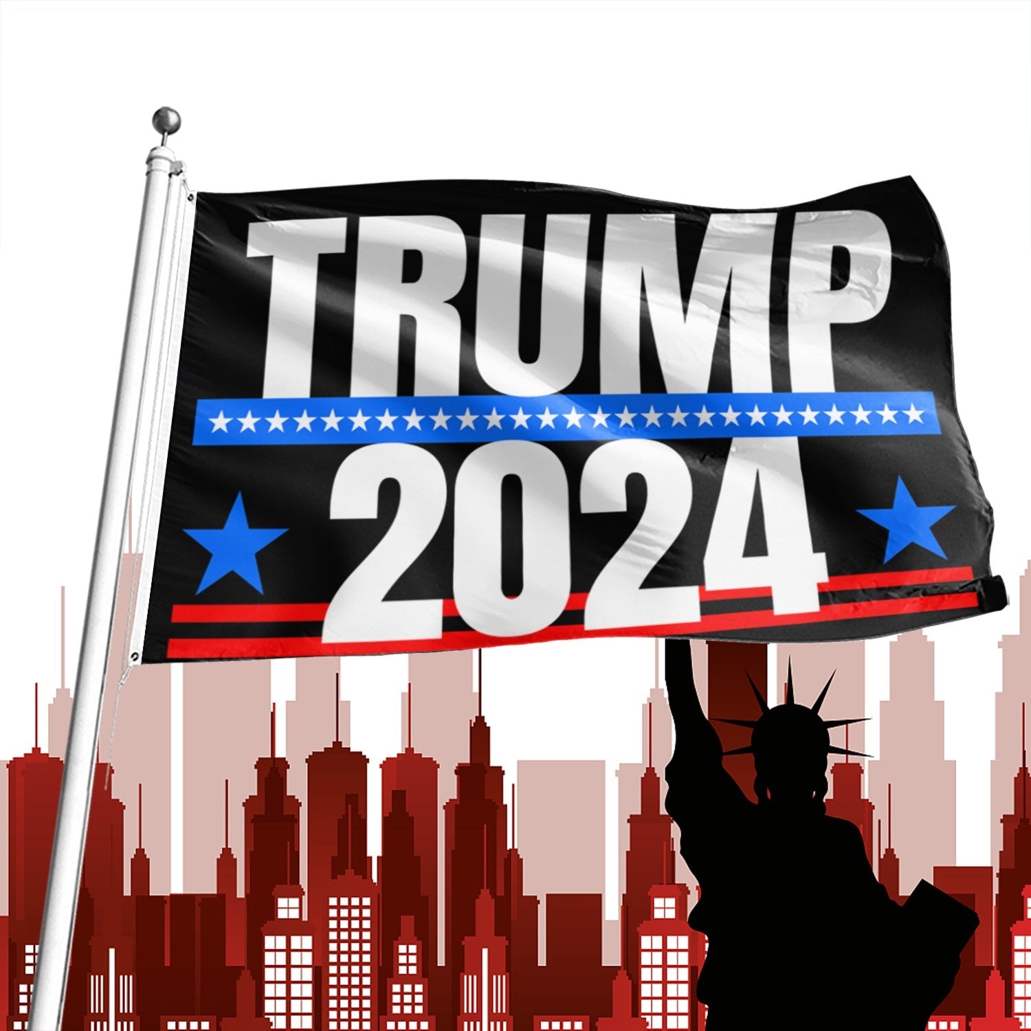 Presidente Donald Trump Flag 2024 Keep Make America Great MAGA 3x5FT 90 * 150cm 