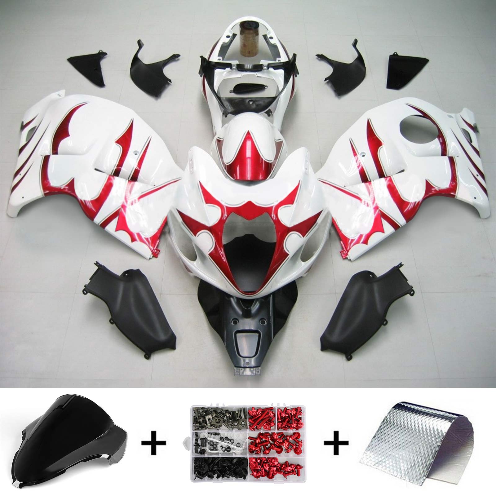 Suzuki Hayabusa GSXR1300 1999-2007 Fairing Kit Bodywork Plastic ABS