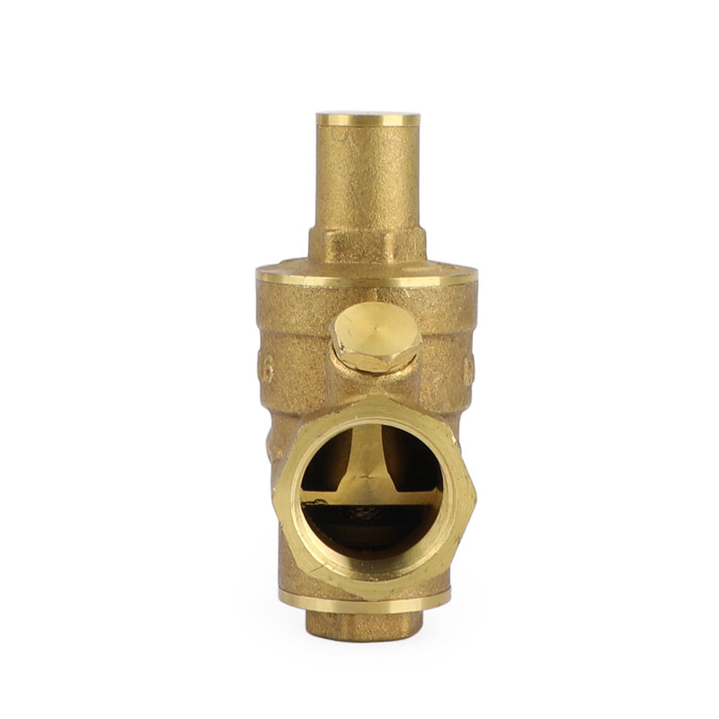 Válvulas reguladoras reductoras de presión de agua ajustables de latón DN20 3/4 "con manómetro