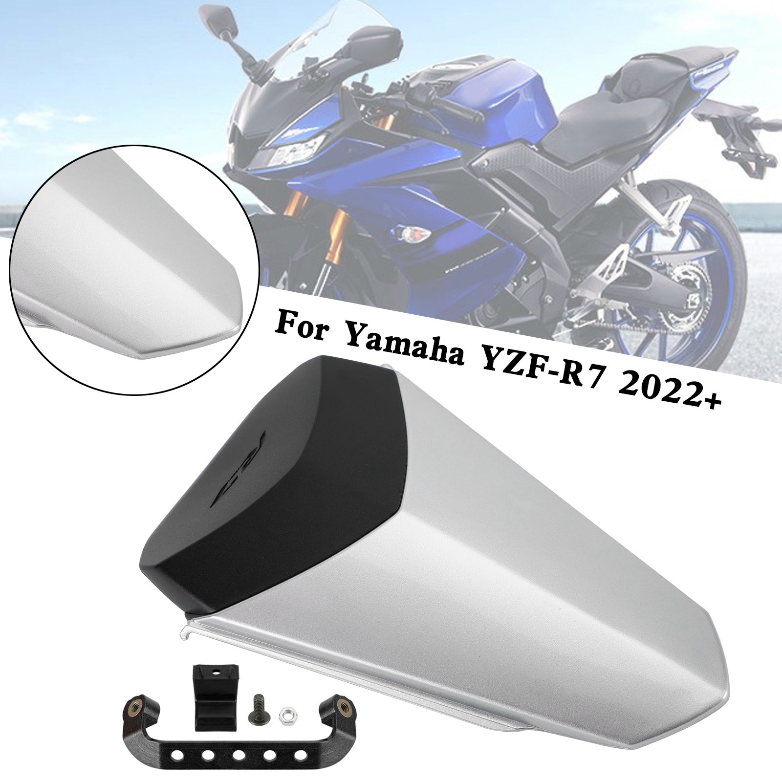 2022 2023 2024 YAMAHA YZF-R7 YZF R7 Tail Rear Seat Cover Fairing Cowl