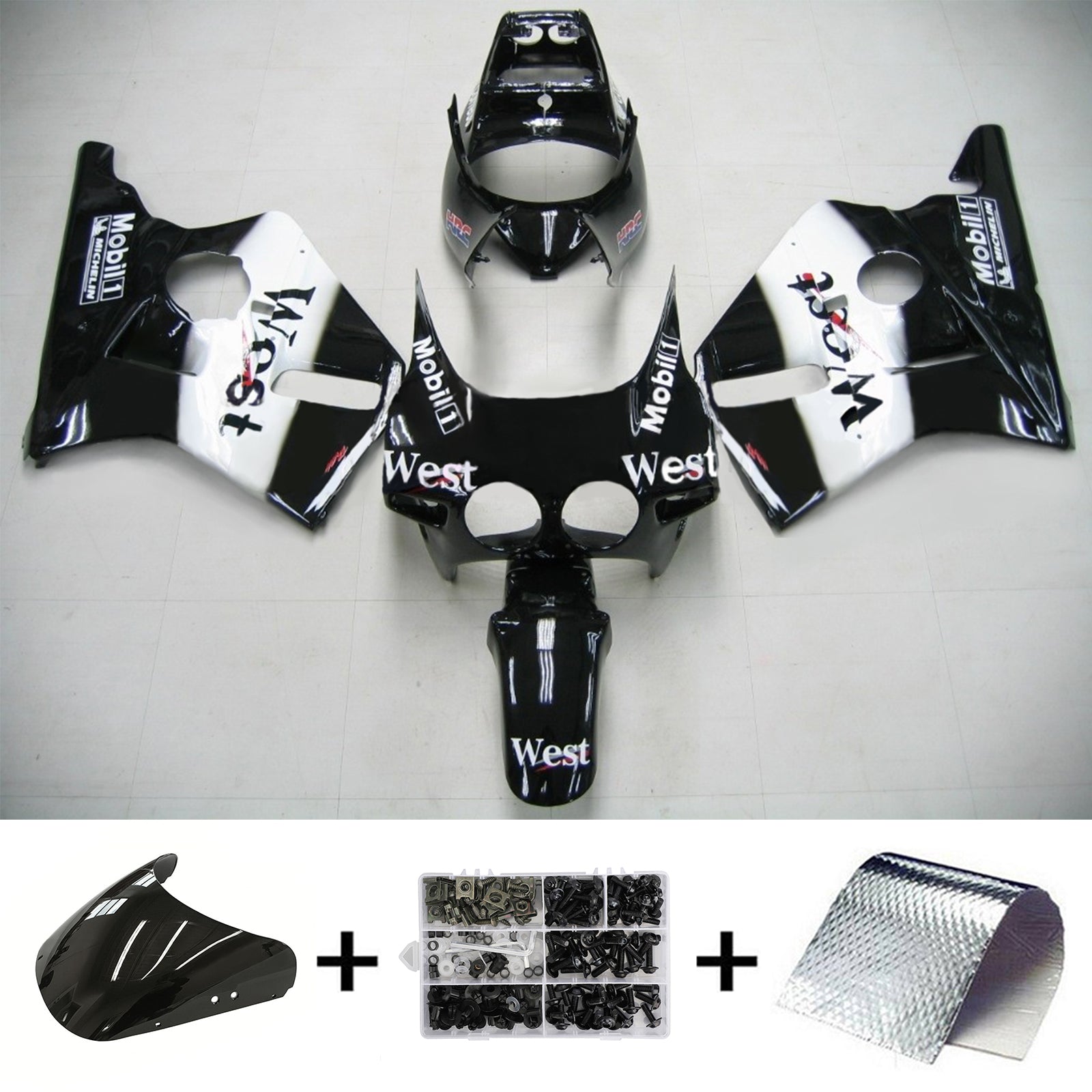 Kit de carenado Honda CBR400RR NC23 1987-1989