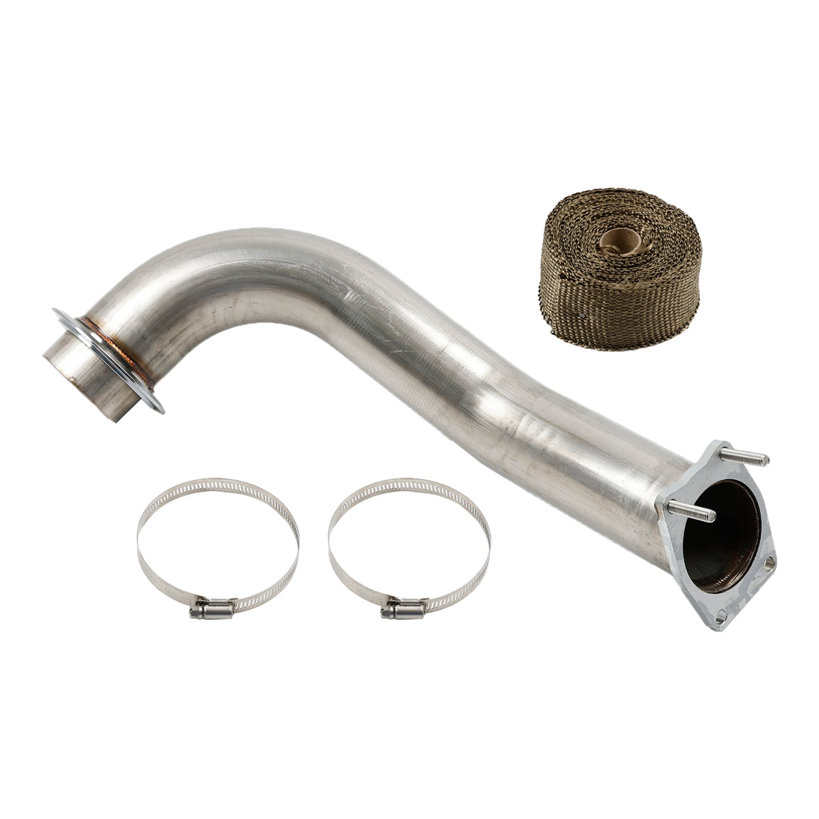 3.5" Downpipe Exhaust For Chevrolet Silverado & GMC Sierra L5P 6.6L Duramax Diesel 2017-2023