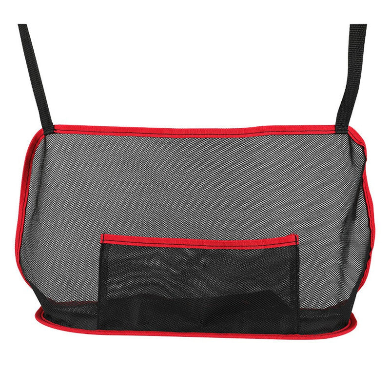 Bolso de mano de bolsillo de red para coche, organizador de monedero, entre asiento, bolsa de almacenamiento para coche, genérico