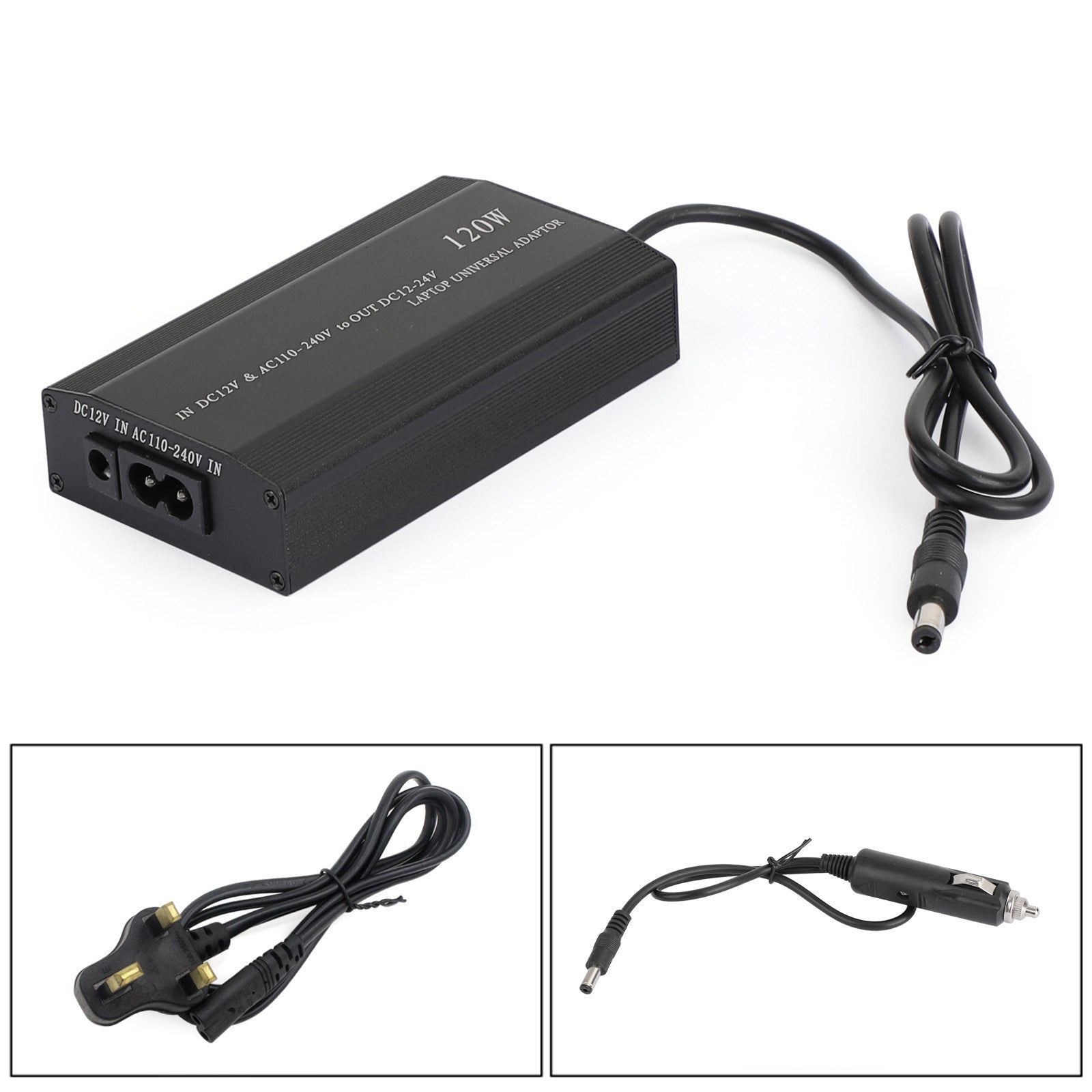 Universal 120W Car Home 34 Tips Power Supply Adapter Charger for Laptop Notebook