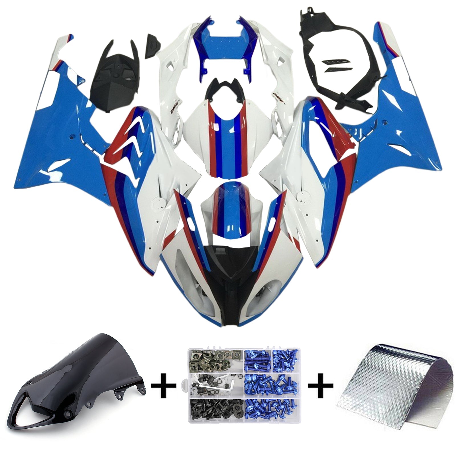 Amotopart BMW S1000RR 2009-2014 Kit Carenado Carrocería Plástico ABS