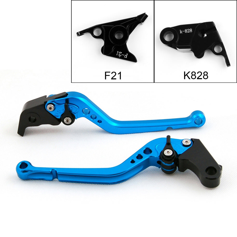 Long Brake Clutch Levers Fit Z750 2007-2012 Z800 2013-2014 Black Generic