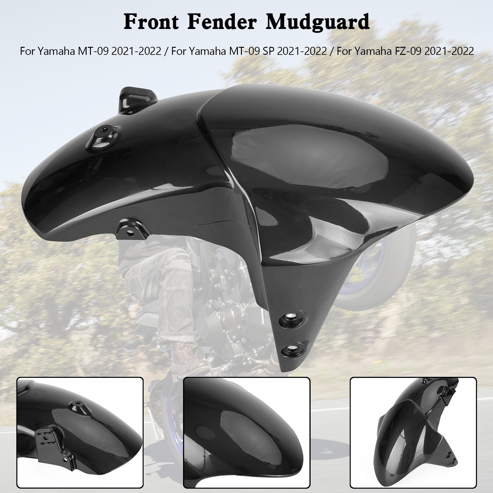 Front Fender Mudguard Fairing For Yamaha MT-09 FZ-09 MT09 SP 2021-2022