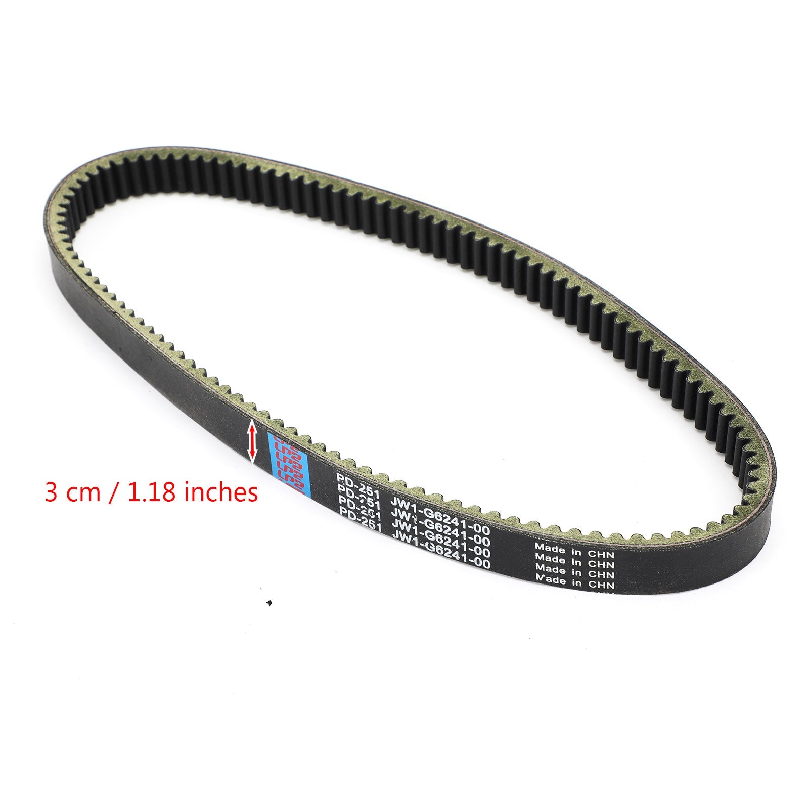 Drive Transmission Belt fit for Yamaha YDRA YTF1 YT1A G29 JW1-G6241-09 Generic