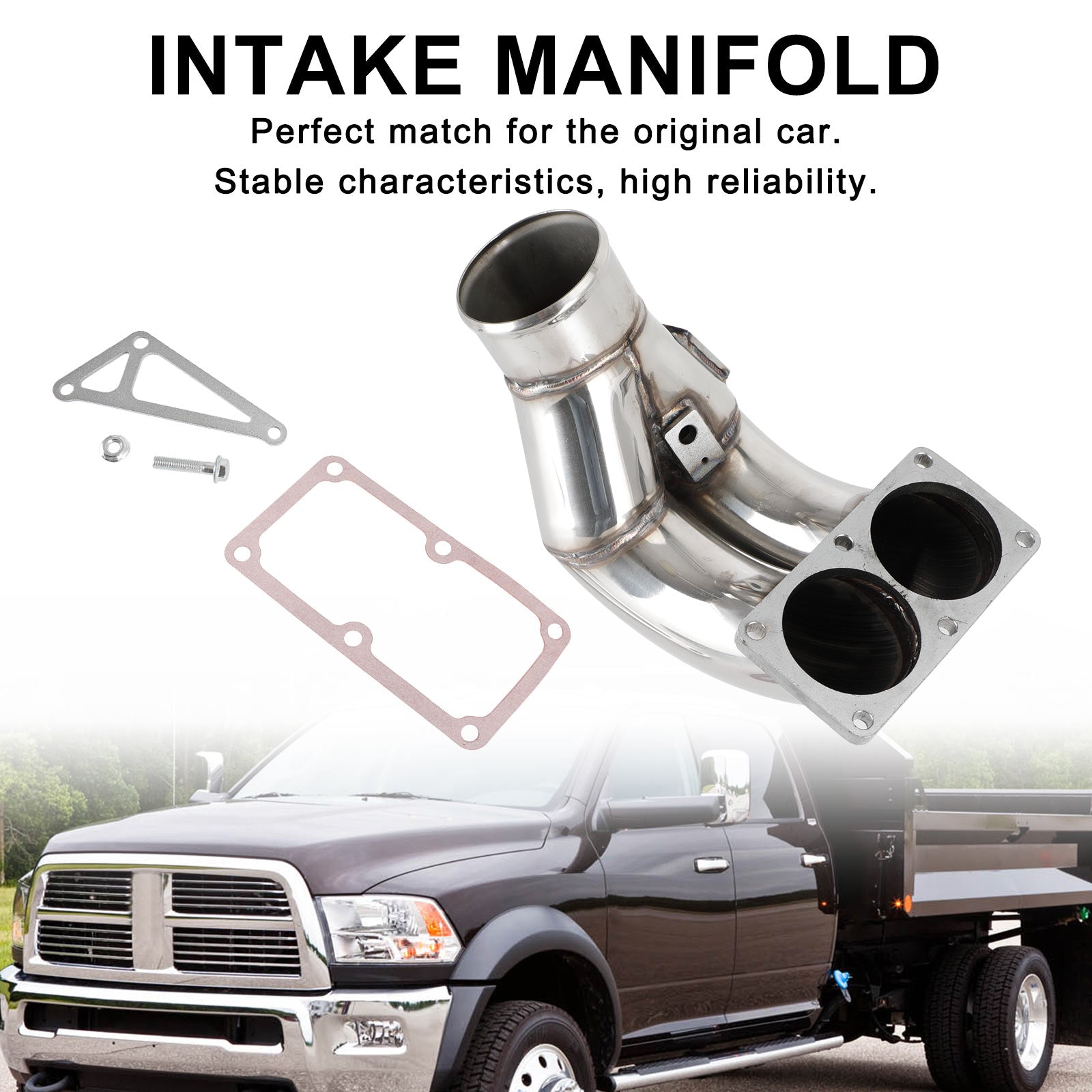 3.5" Intake Manifold Fit Dodge RAM 2007-2018 6.7L Diesel 2500 3500 4500 5500