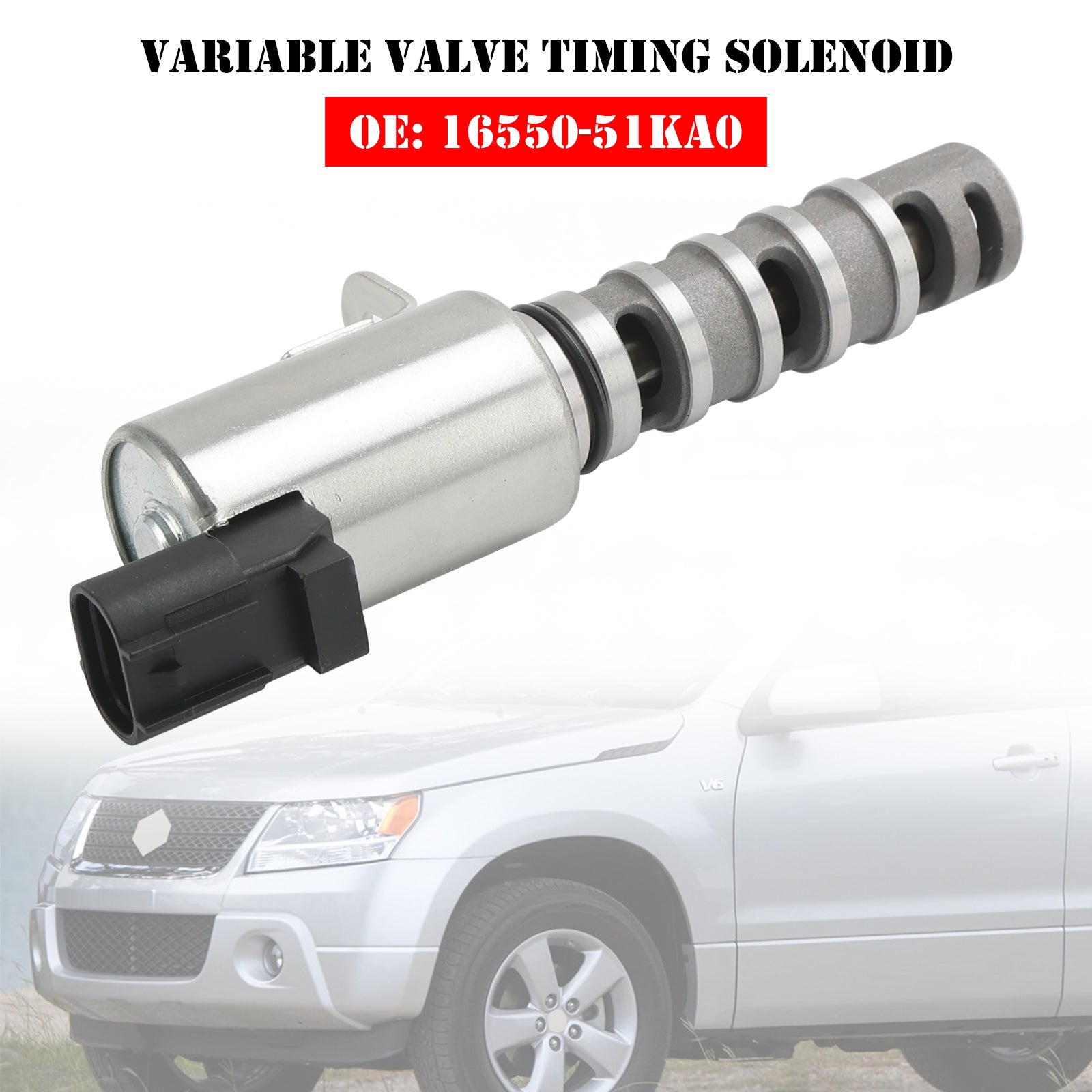 Suzuki Grand Vitara 2.4L 16550-51KA0 Variable Valve Timing VVT Solenoid