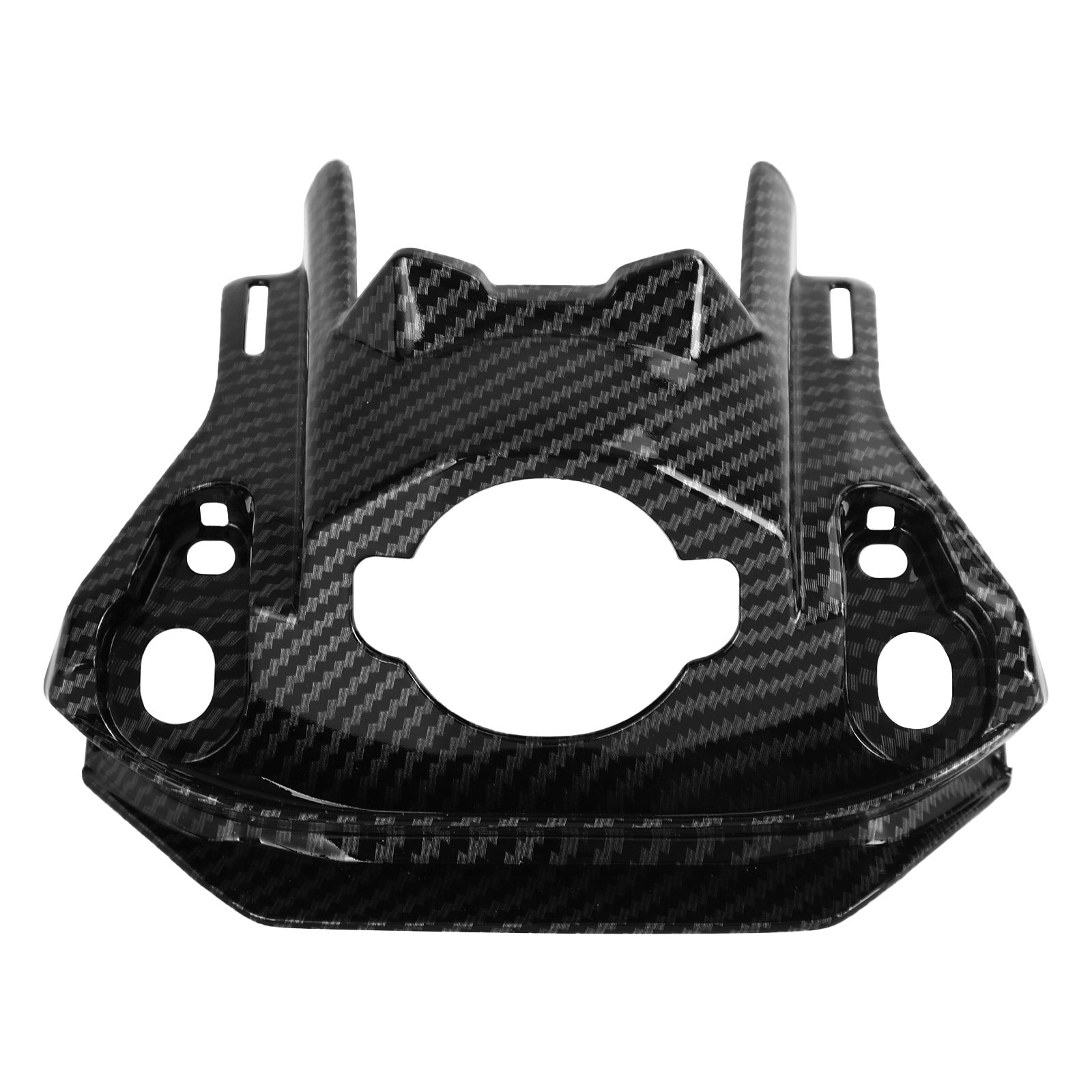 Cubierta embellecedora de cubierta de bloqueo de llave delantera de carbono para Honda CB650R CBR650R 2019-2021 genérico