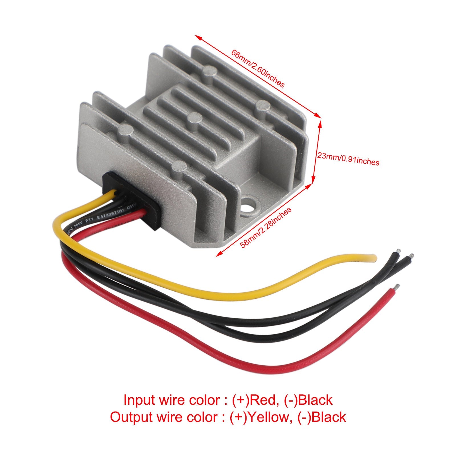 Waterproof DC 12V/24V to 5V 25W 5A Step-Down Power Supply Converter Regulator