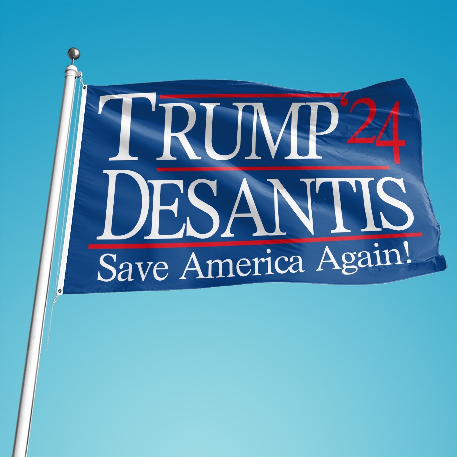 Save America Again Donald Trump Flag Trump Desantis 2024 3x5 Ft banner