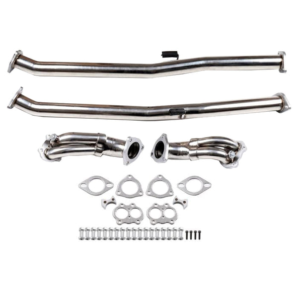 Stainless Steel Exhaust Downpipe Fit for 1990-1996 Nissan 300ZX Z32 Turbo 3.0L