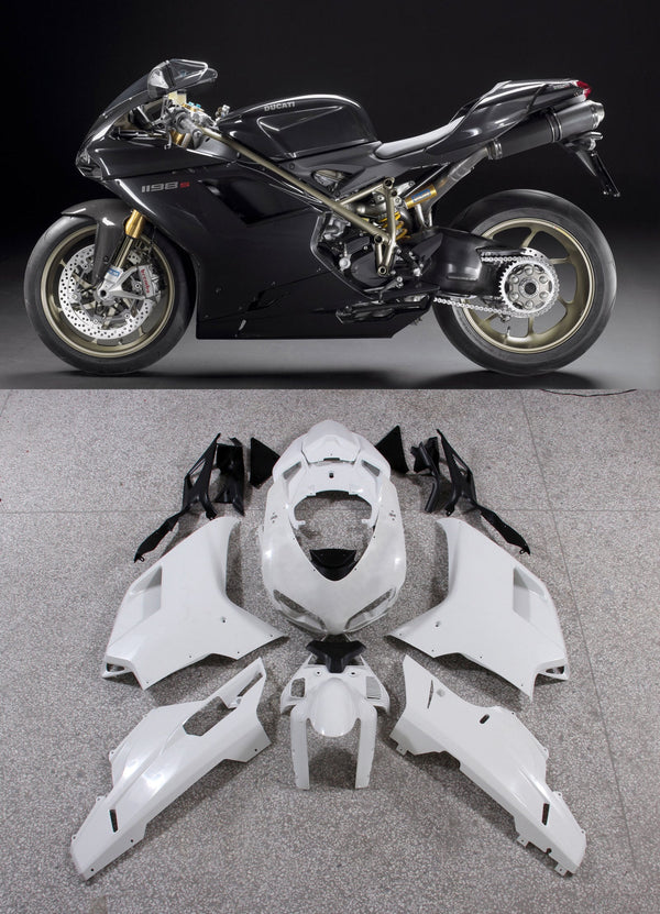 Carenados para Ducati 2007-2012 1098 1198 848 negro 1198 genérico
