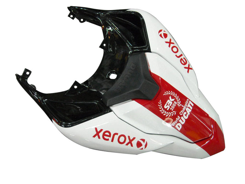 انسيابية لـ 2007-2012 Ducati 1098 1198 848 أحمر وأبيض زيروكس رقم 50 عام