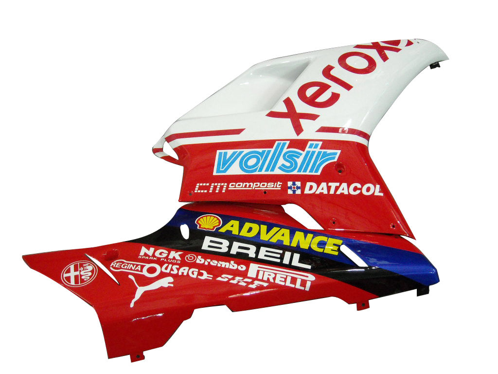 Fairings for 2007-2012 Ducati 1098 1198 848 White & Red Xerox  Generic