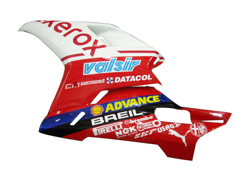 Fairings for 2007-2012 Ducati 1098 1198 848 White & Red Xerox  Generic