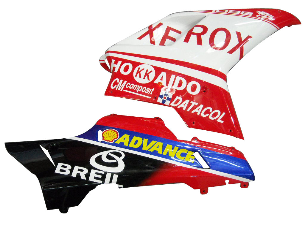 Fairings for 2007-2012 Ducati 1098 1198 848 Red & White Xerox  Generic