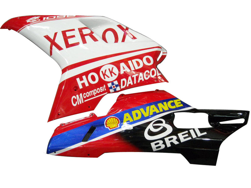 Fairings for 2007-2012 Ducati 1098 1198 848 Red & White Xerox  Generic