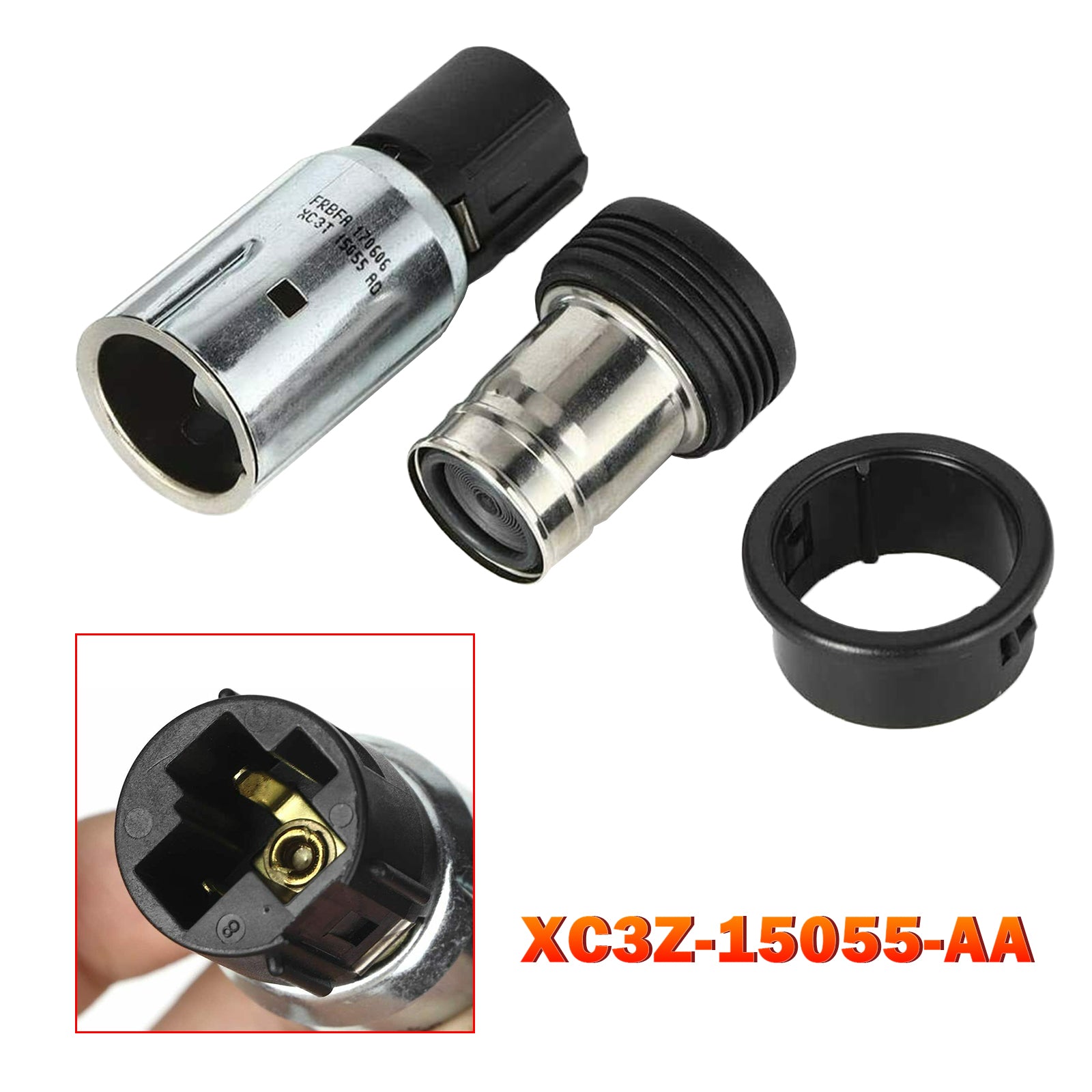 Power Outlet Cigarette Lighter Socket XC3Z-15055-AA For Ford