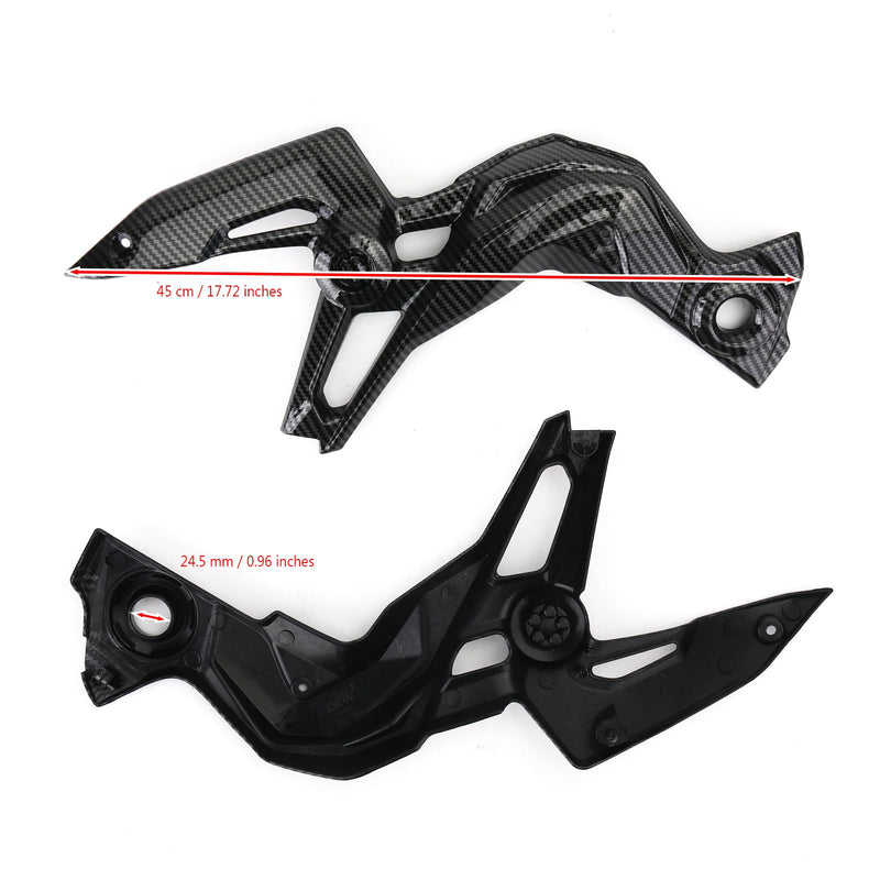 Motorcycle ABS Plastic Frame Guard Cover Trim for Kawasaki Z900 2020-2021 Generic