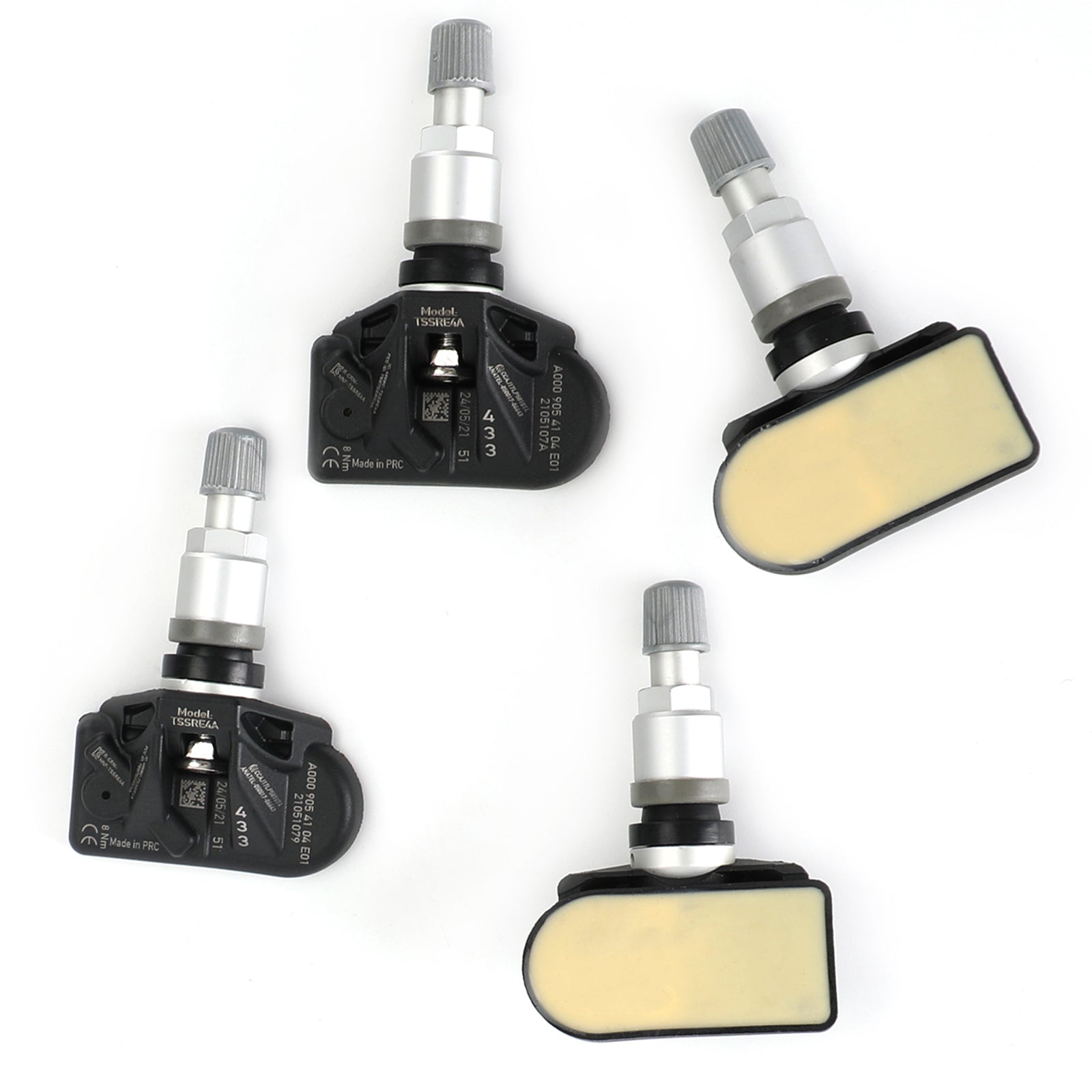 4x sensor de presión de neumáticos TPMS A0009054104 para Mercedes-Benz W167 W177 genérico