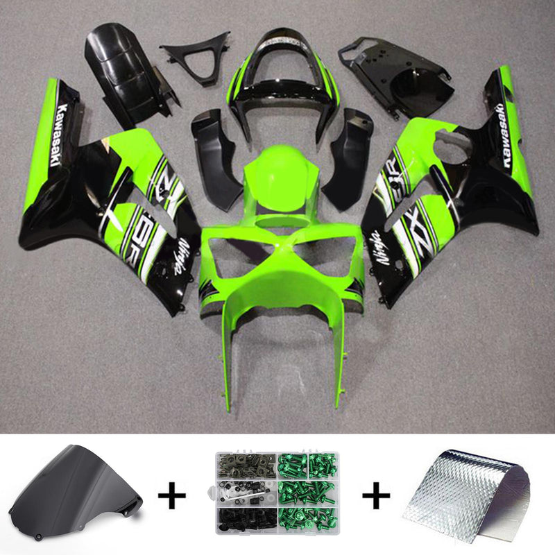 Kawasaki ZX6R 636 2003-2004 Fairing Kit Bodywork Plastic ABS