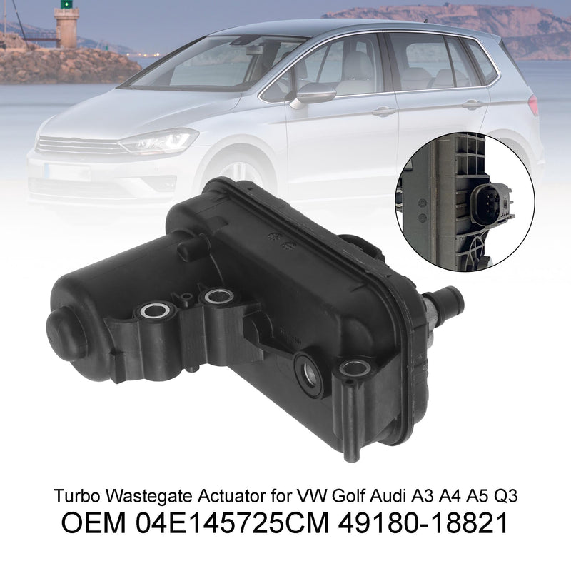 مشغل بوابة النفايات للشاحن التربيني 04E145725CM 49180-18821 لسيارة VW Golf Audi A3 A4 عام